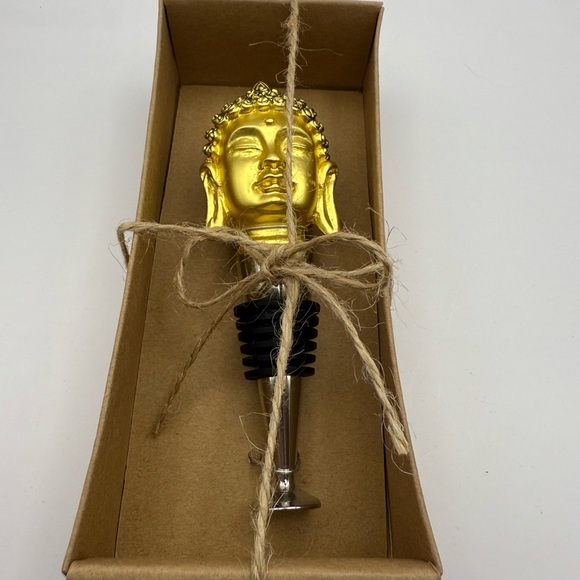 Wine Bottle Stopper And Wine Charms Buddha Shakyamuni Statue Beverage Wine Cork - Picture 7 of 13